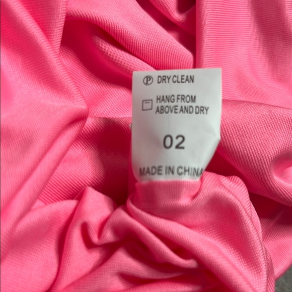 Pink Ruched Mini Dress - Picture 5 of 7